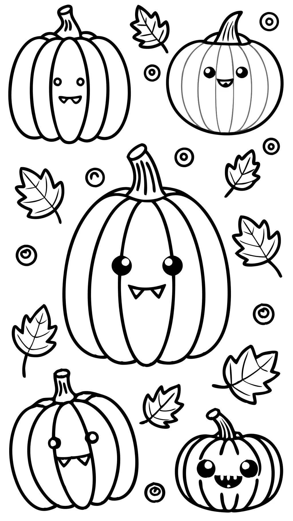 páginas para colorear imprimibles de calabaza gratis